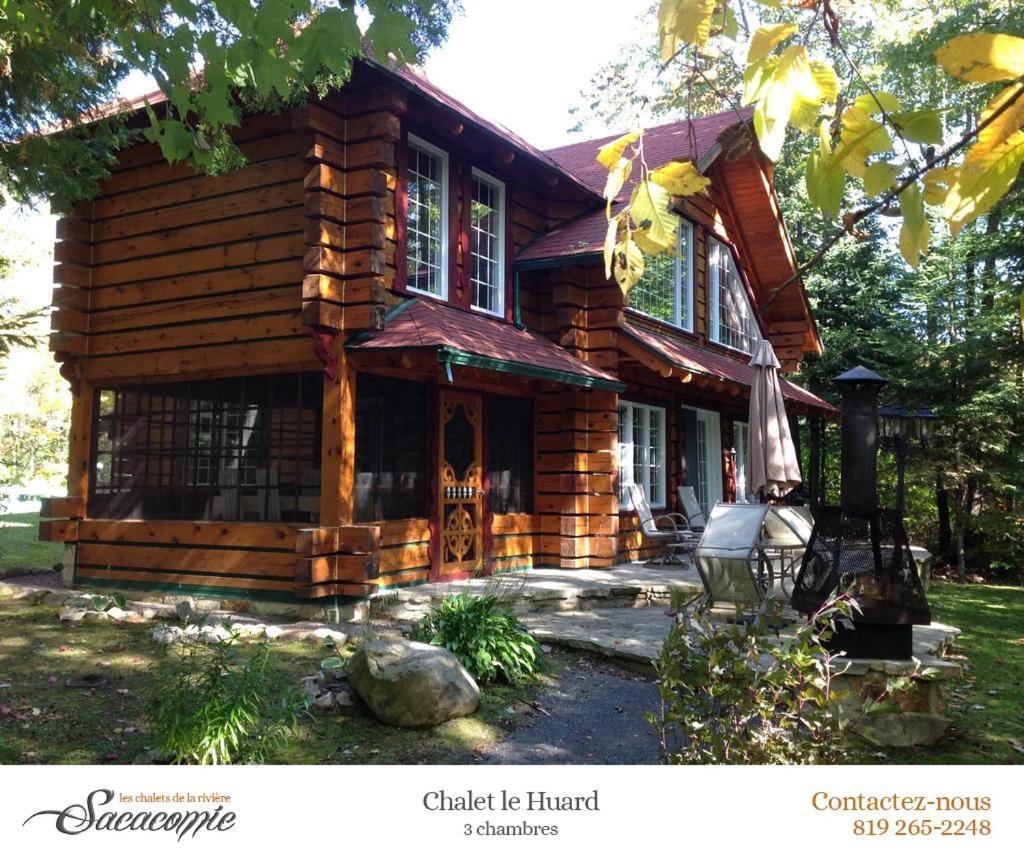 Willa Chalets De La Riviere Sacacomie Saint-Alexis-des-Monts Zewnętrze zdjęcie