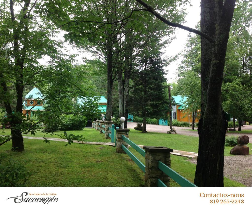 Willa Chalets De La Riviere Sacacomie Saint-Alexis-des-Monts Zewnętrze zdjęcie