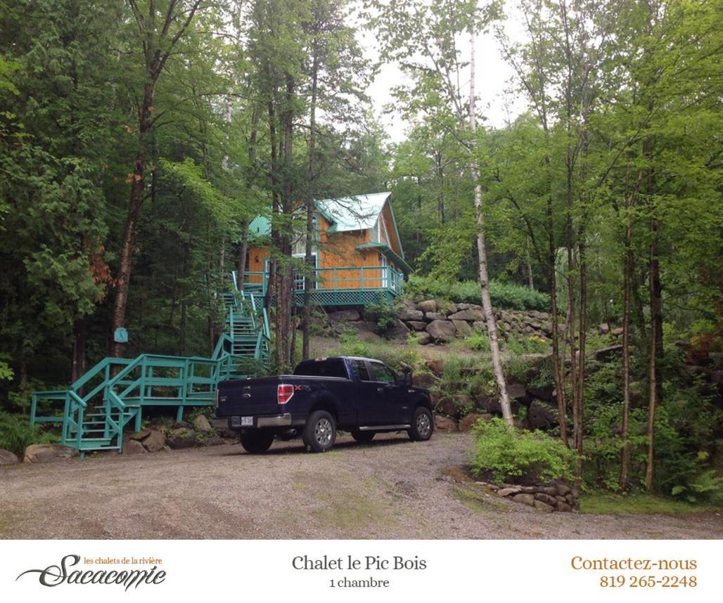 Willa Chalets De La Riviere Sacacomie Saint-Alexis-des-Monts Zewnętrze zdjęcie