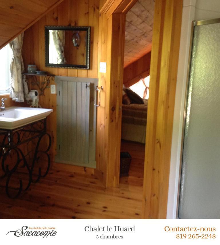 Willa Chalets De La Riviere Sacacomie Saint-Alexis-des-Monts Zewnętrze zdjęcie