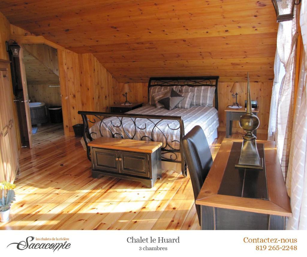 Willa Chalets De La Riviere Sacacomie Saint-Alexis-des-Monts Zewnętrze zdjęcie