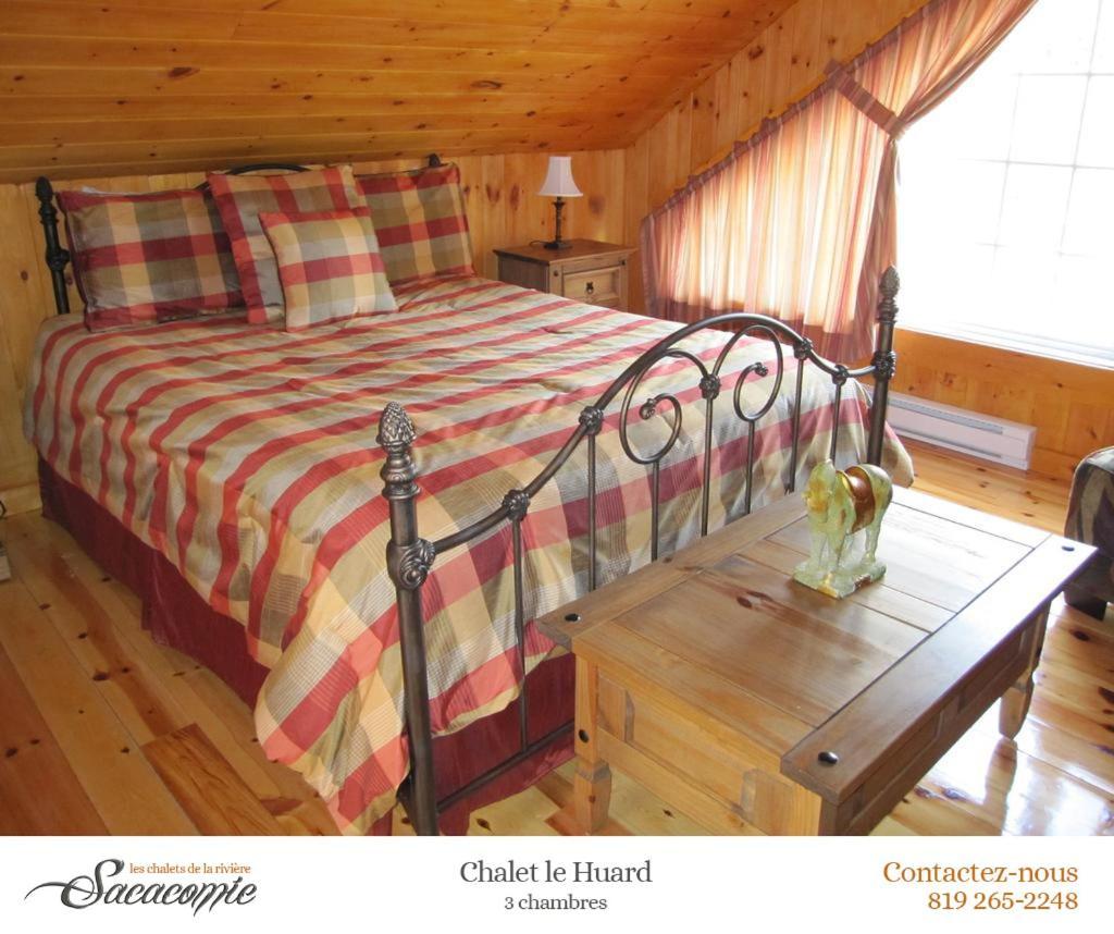Willa Chalets De La Riviere Sacacomie Saint-Alexis-des-Monts Zewnętrze zdjęcie