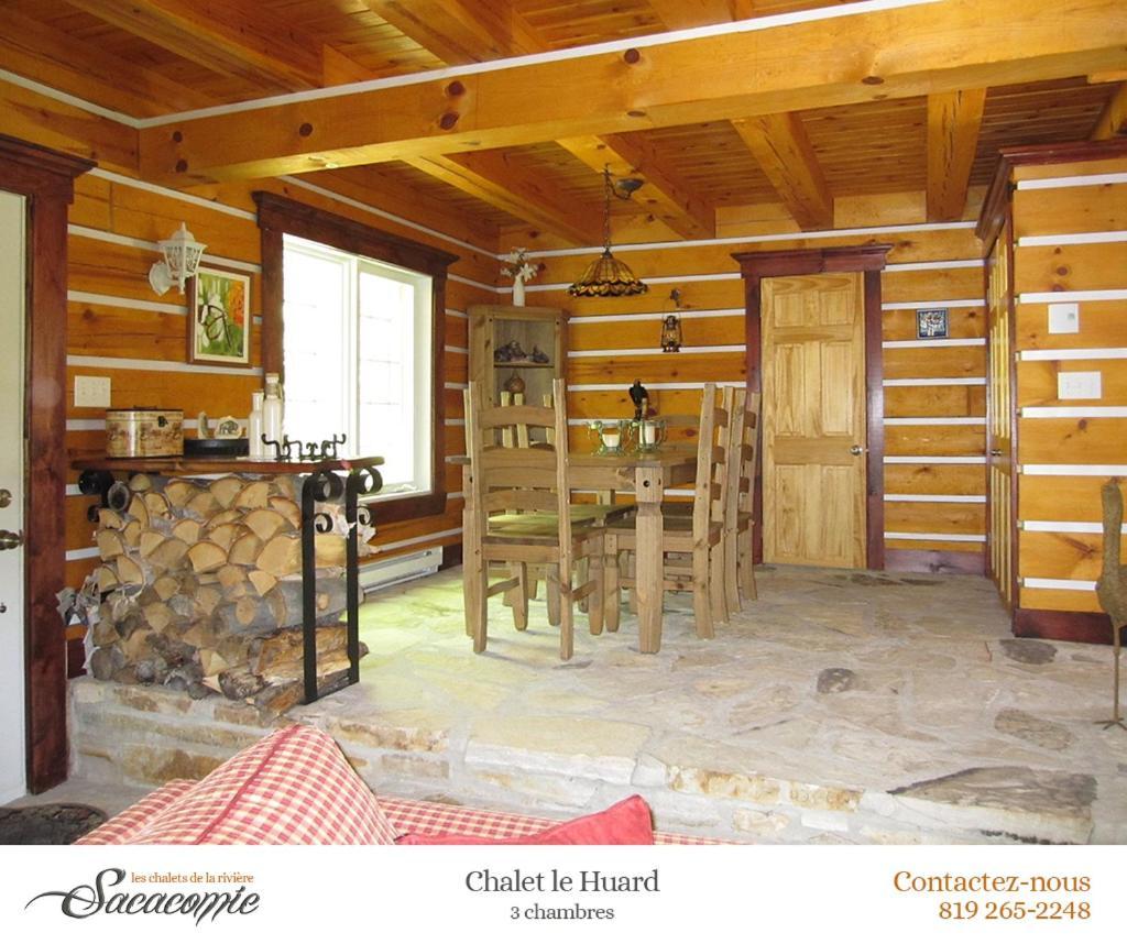 Willa Chalets De La Riviere Sacacomie Saint-Alexis-des-Monts Zewnętrze zdjęcie