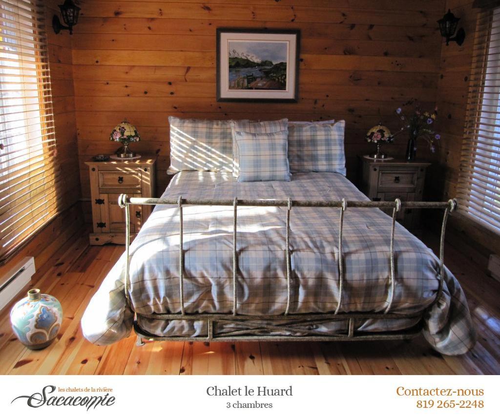 Willa Chalets De La Riviere Sacacomie Saint-Alexis-des-Monts Zewnętrze zdjęcie