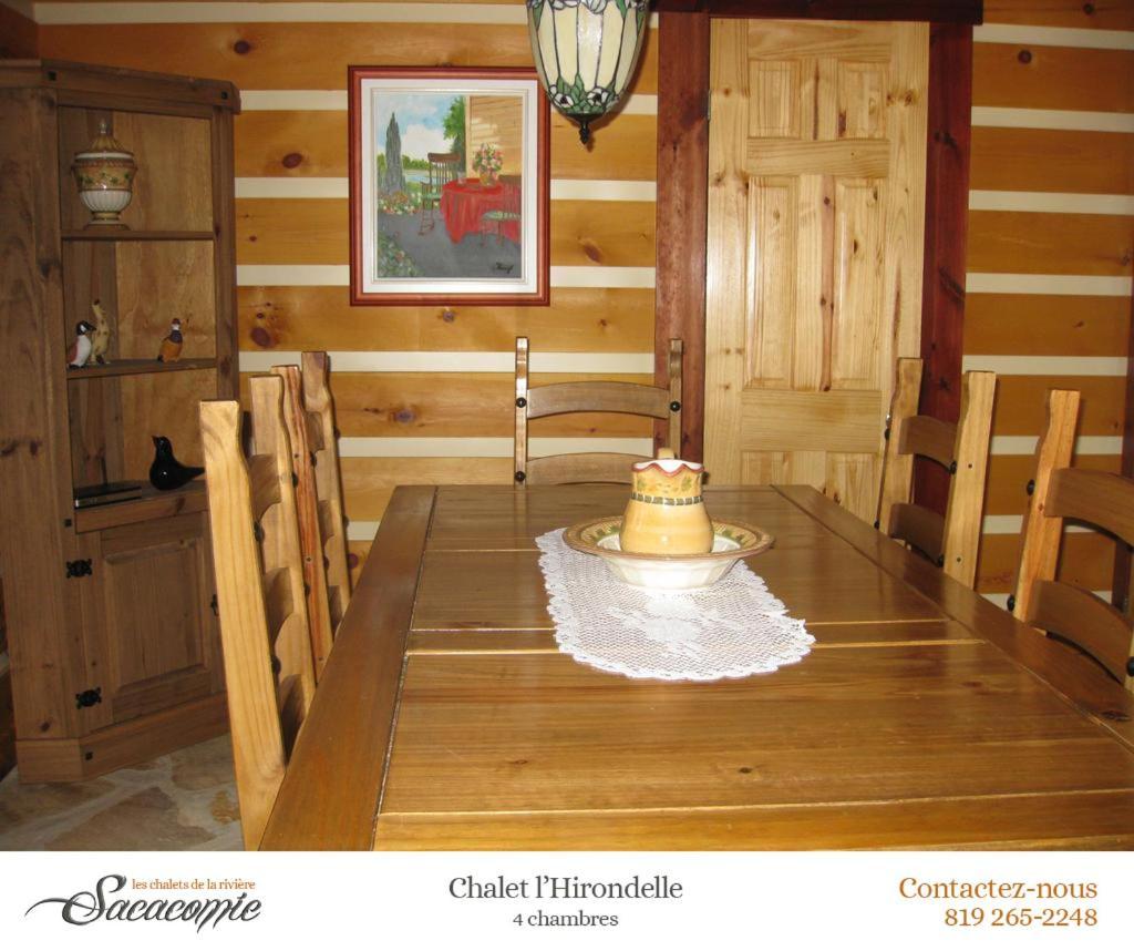 Willa Chalets De La Riviere Sacacomie Saint-Alexis-des-Monts Zewnętrze zdjęcie
