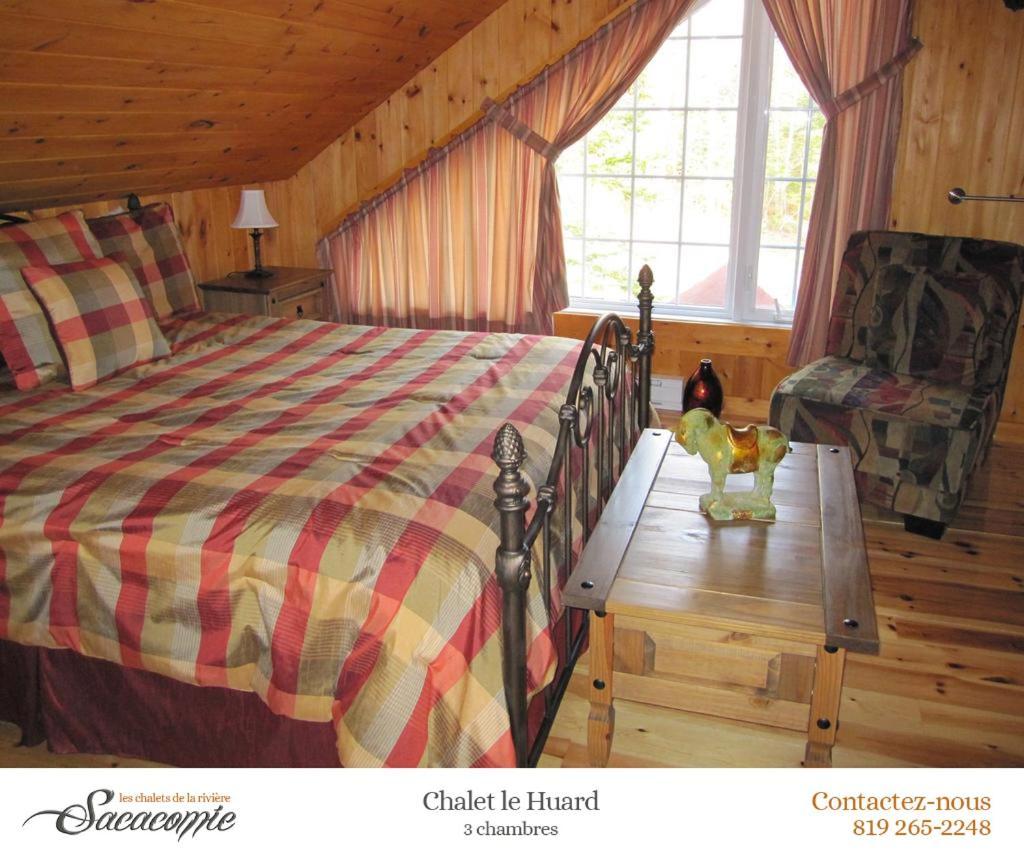 Willa Chalets De La Riviere Sacacomie Saint-Alexis-des-Monts Zewnętrze zdjęcie