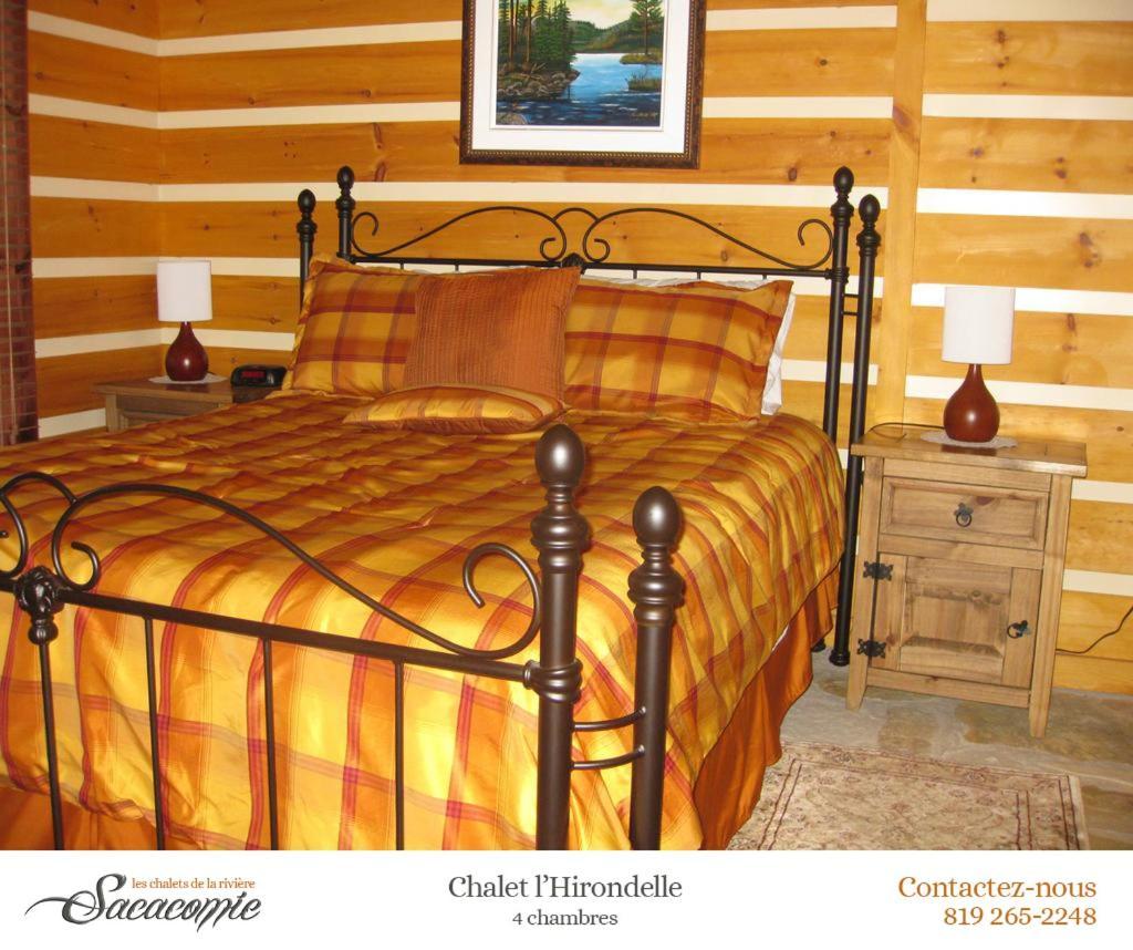 Willa Chalets De La Riviere Sacacomie Saint-Alexis-des-Monts Zewnętrze zdjęcie