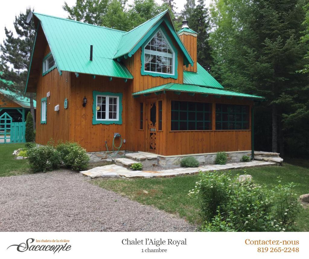 Willa Chalets De La Riviere Sacacomie Saint-Alexis-des-Monts Zewnętrze zdjęcie