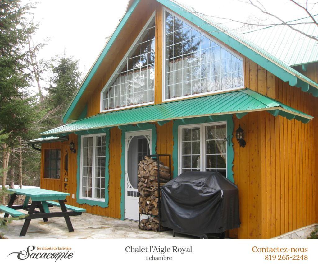Willa Chalets De La Riviere Sacacomie Saint-Alexis-des-Monts Zewnętrze zdjęcie